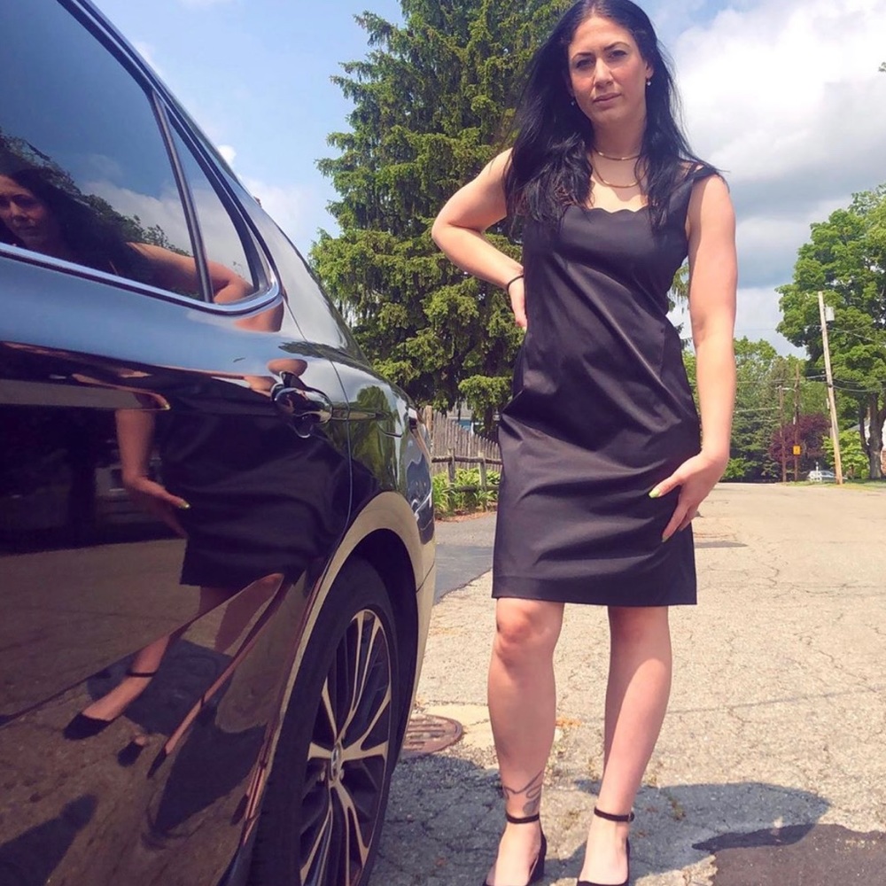 Barney’s New York formal black dress